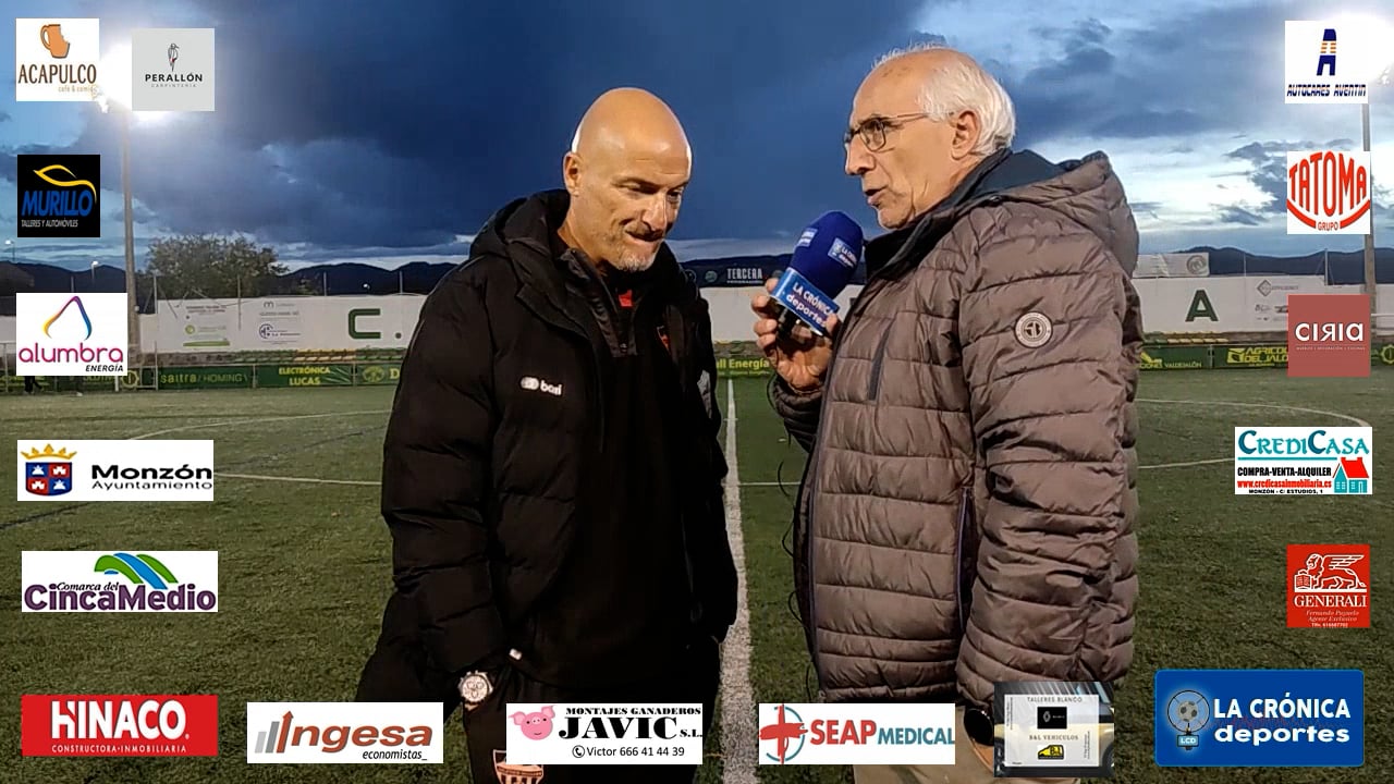 ISMAEL MARIANI (Entrenador Monzón) La Almunia de Doña Godina 1-4 At.Monzón Alumbra / J 11 / 3ª RFEF