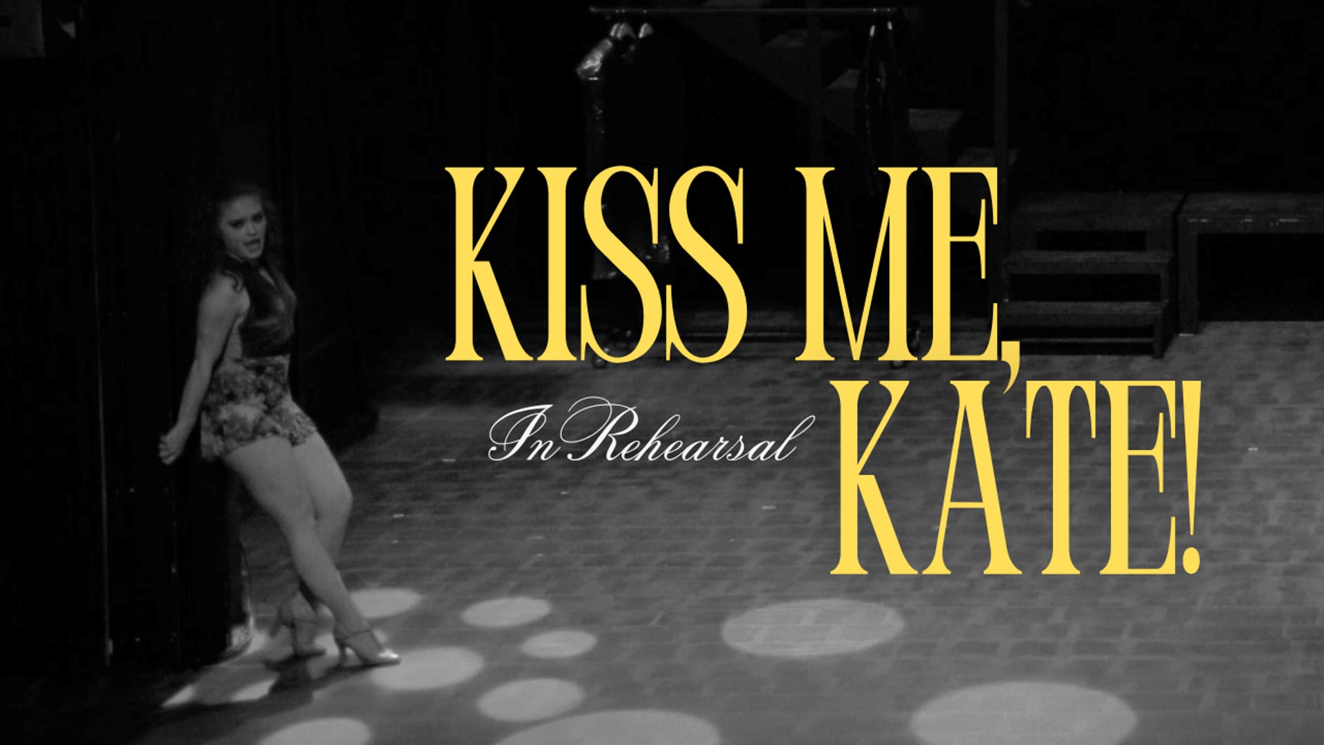 KISS ME, KATE! In rehearsal