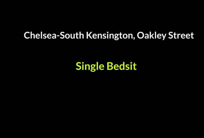 Single Bedsit with Fully Equipped Kitchen  Main Photo