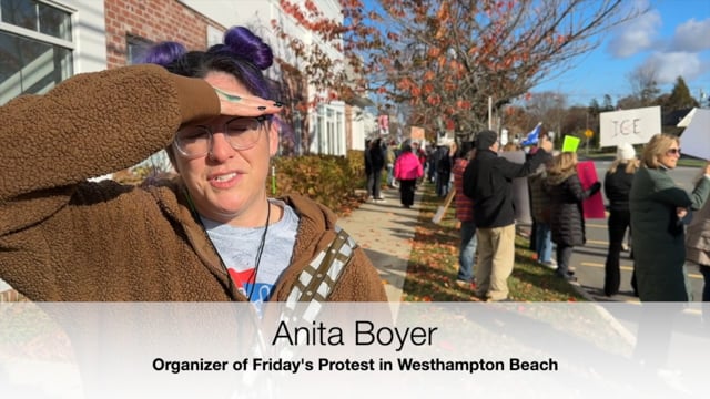 Organizer Anita Boyer Discusses Anti-ICE Protest