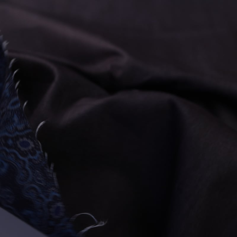 Vidéo: Jean's coton & élasthanne envers imprimé cachemire