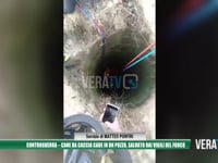 Controguerra - Cane da caccia cade in un pozzo, salvato dai vigili del fuoco