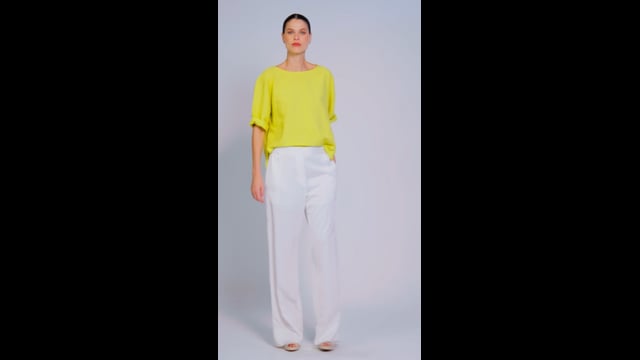 Blusa Linho Lime Catarine