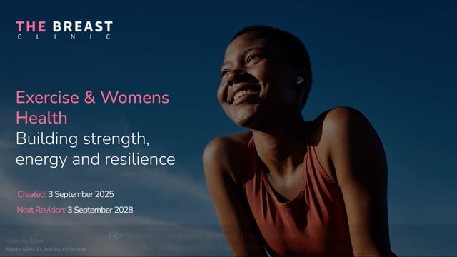 Exercise & Women's Health
