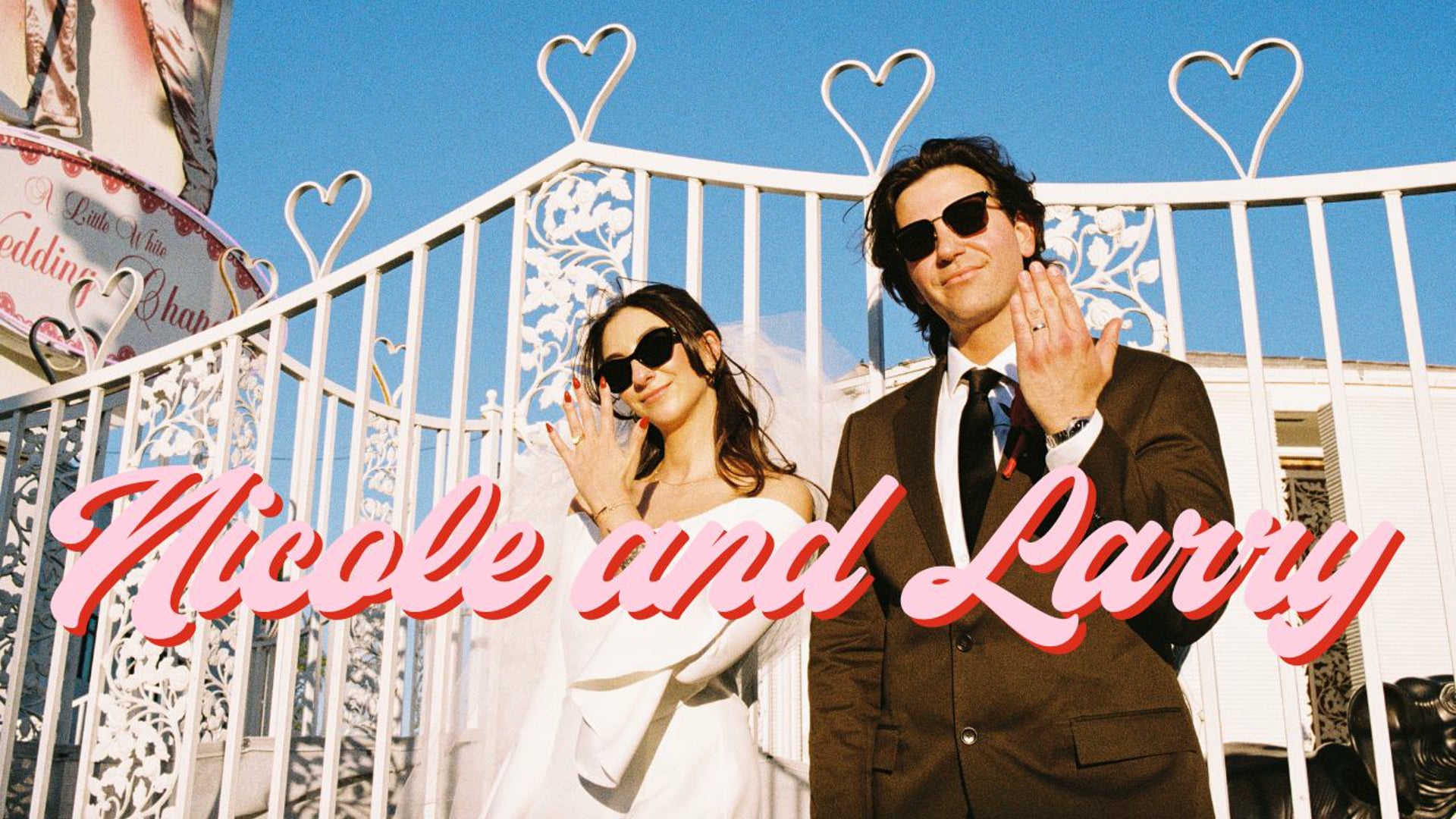 Nicole & Larry | Vegas Elopement on 8mm Film