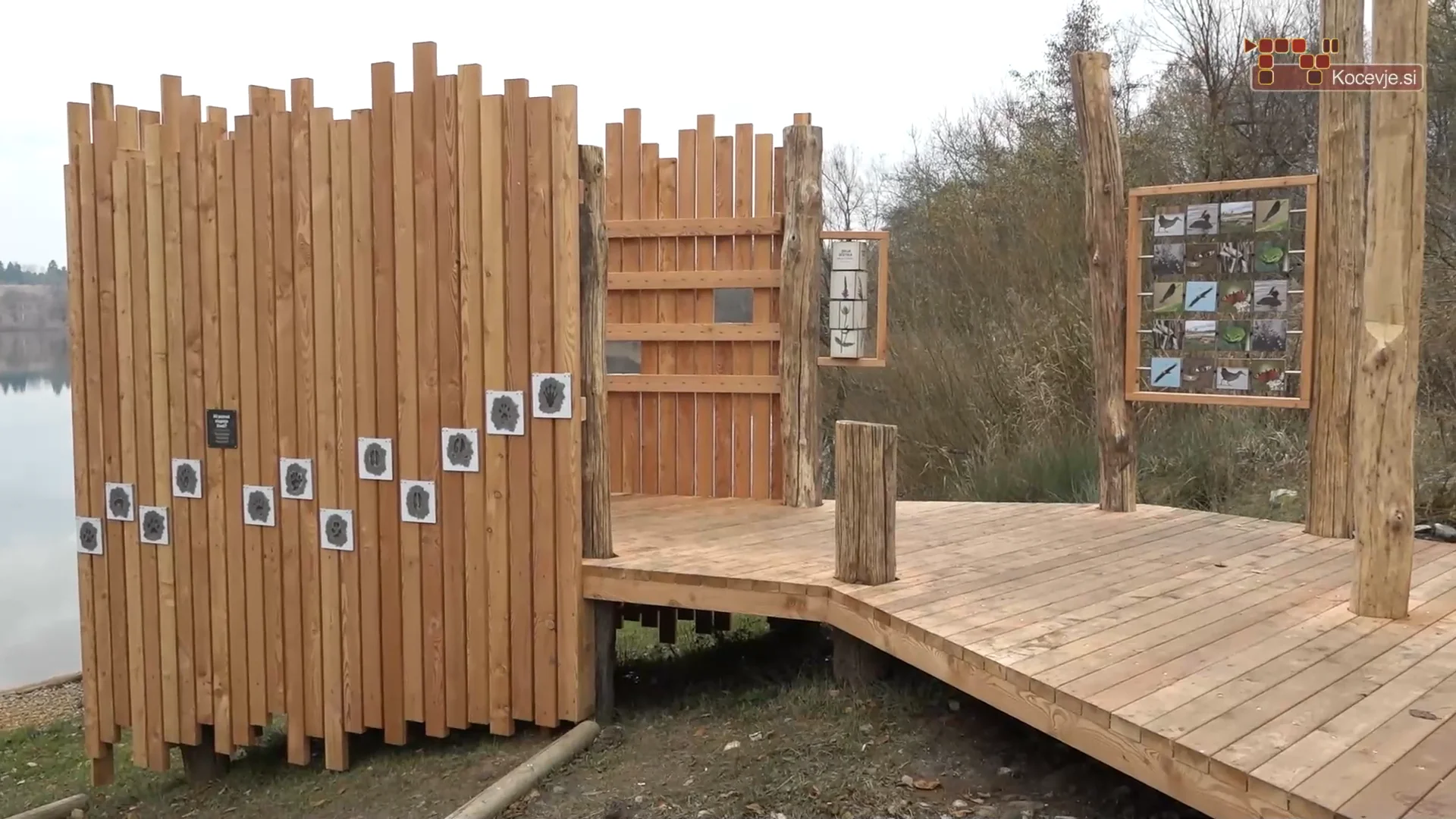 Informativne table na jezeru