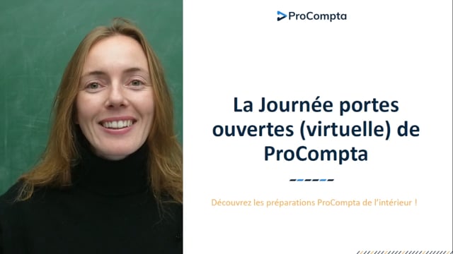 Journée porte ouverte (virtuelle) de ProCompta