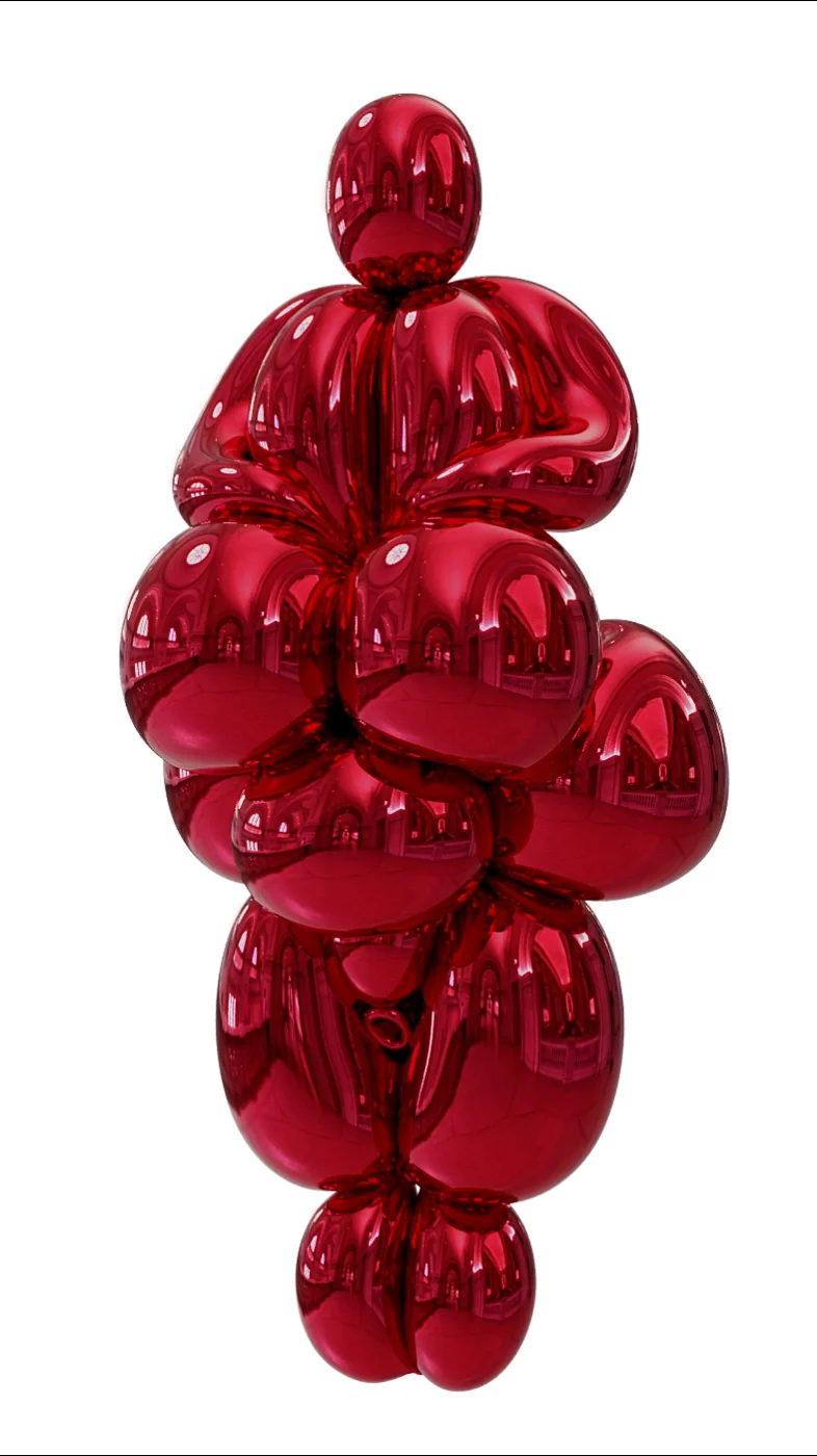 【ラプンツェル様用】BOMBUS The Poet And The Parrot Exceptional Works: Jeff Koons | Balloon Venus Lespugue (Red) 2013