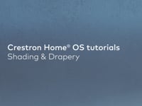How to Control Shades in the Crestron Home App | Raise, Lower, and Scenes