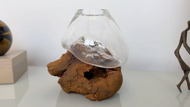 Vaso Tronco Transparente 