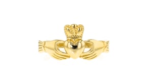14kt Yellow Gold Claddagh Ring