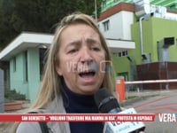 San Benedetto del Tronto - Protesta in ospedale: "Vogliono trasferire mia mamma in Rsa"
