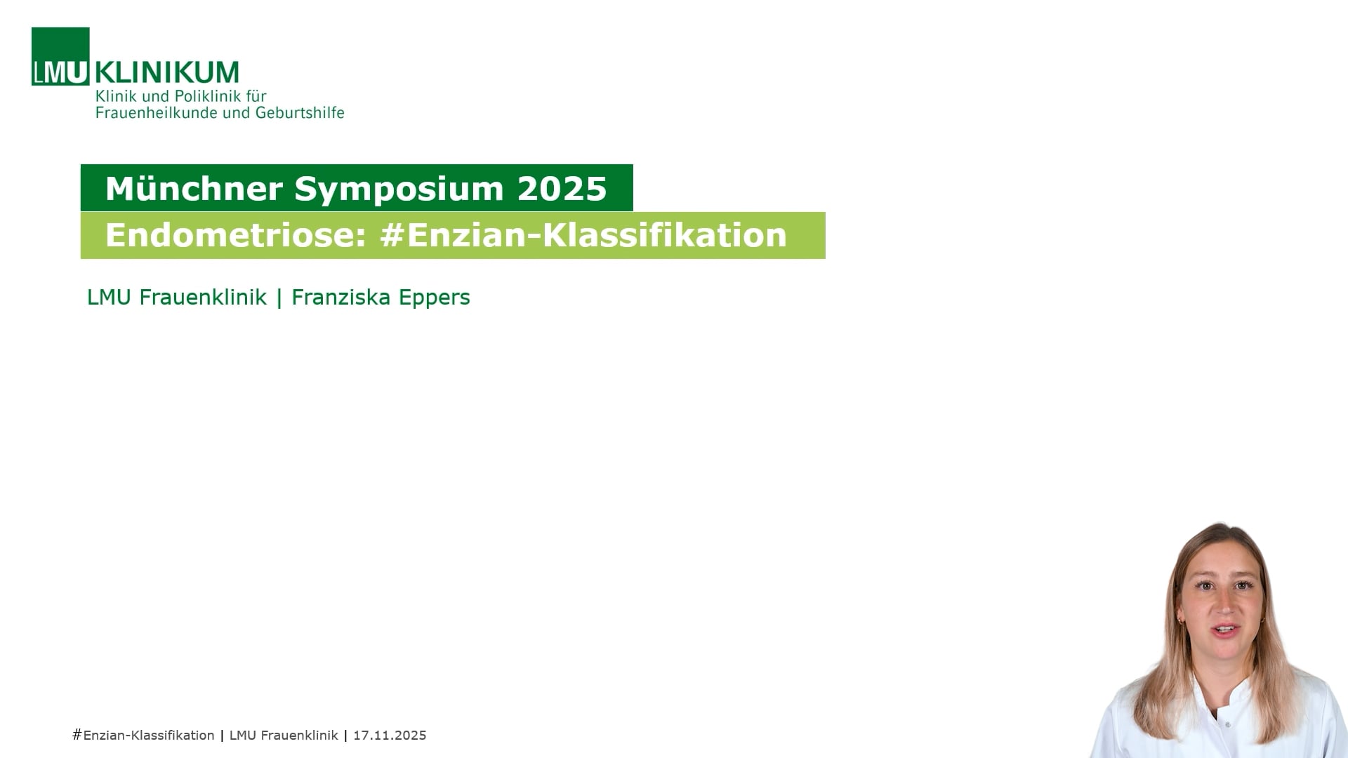 Thumbnail von Endometriose: #Enzian-Klassifikation