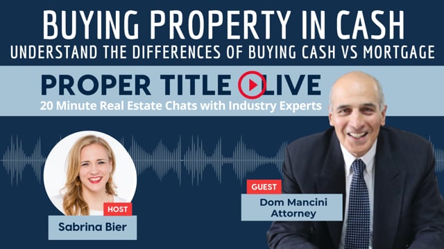 Buying a Property: Cash vs Mortgage