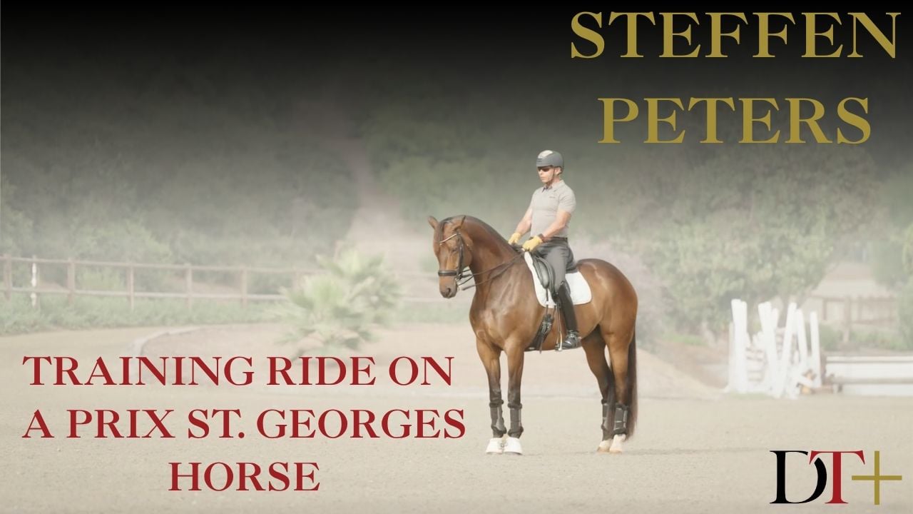 Steffen Peters—Training Ride on a Prix St. Georges Horse
