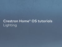 How to Control Lighting in the Crestron Home App | Scenes, Dimming & Color