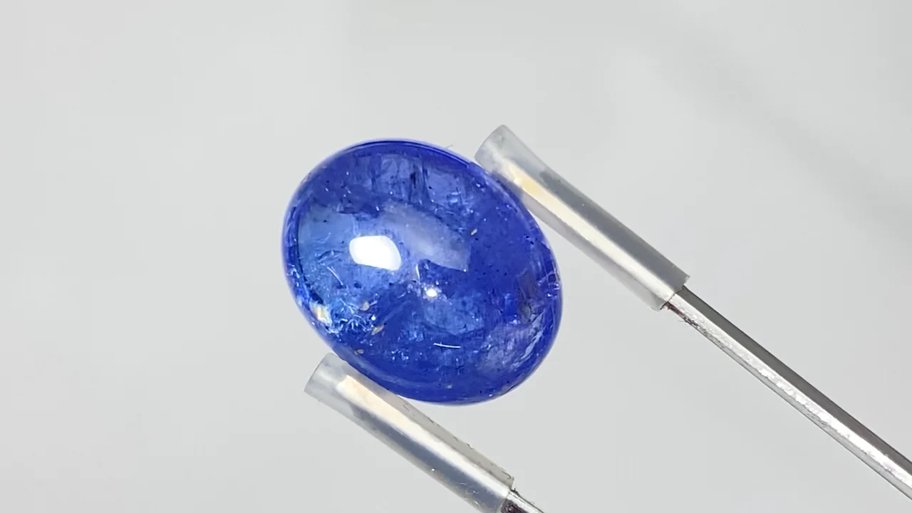 動画】【1点もの】宝石質タンザナイトAAA- ルース 1個 NO.33 - 天然石