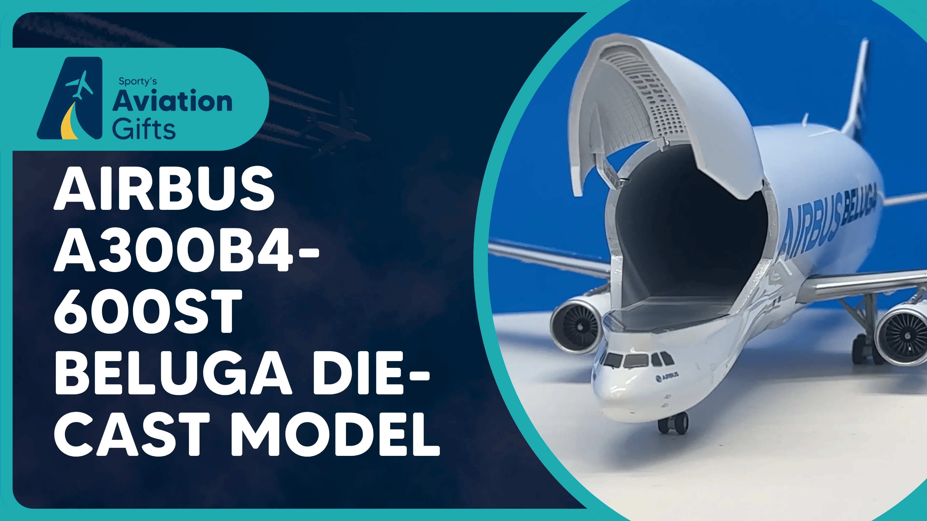 Airbus A300B4-600ST Beluga Die-Cast Model