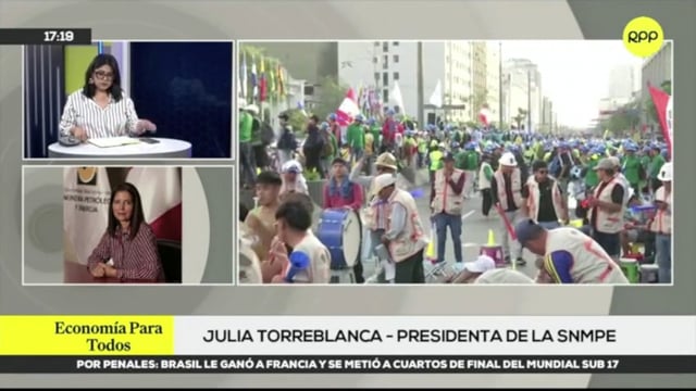 Entrevista a Julia Torreblanca en RPP TV Noticias