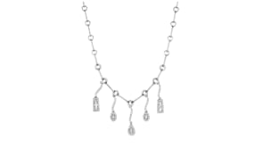 C. 1990 Vintage 1.62 ct. t.w. Diamond Drop Necklace in 14kt White Gold