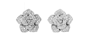 C. 1990 Vintage 2.25 ct. t.w. Diamond Flower Earrings in 14kt White Gold
