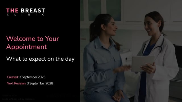 Your Breast Clinic Appointment