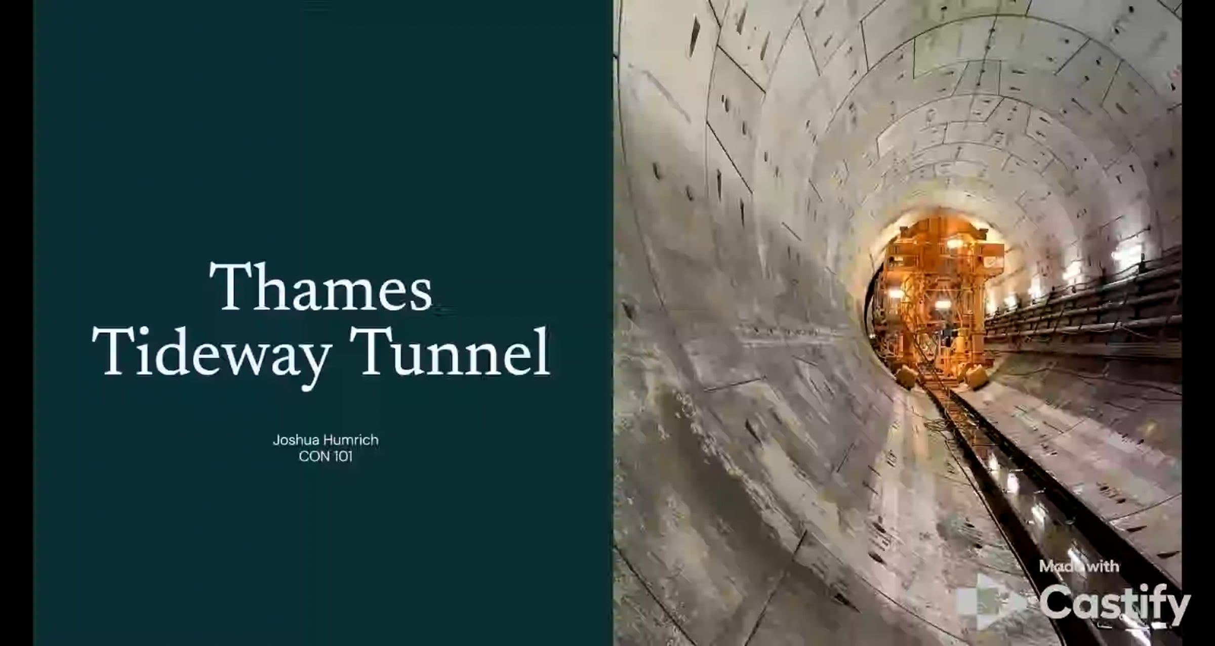 Thames Tideway Tunnel - Google Slides - Screencastify - November 19 ...