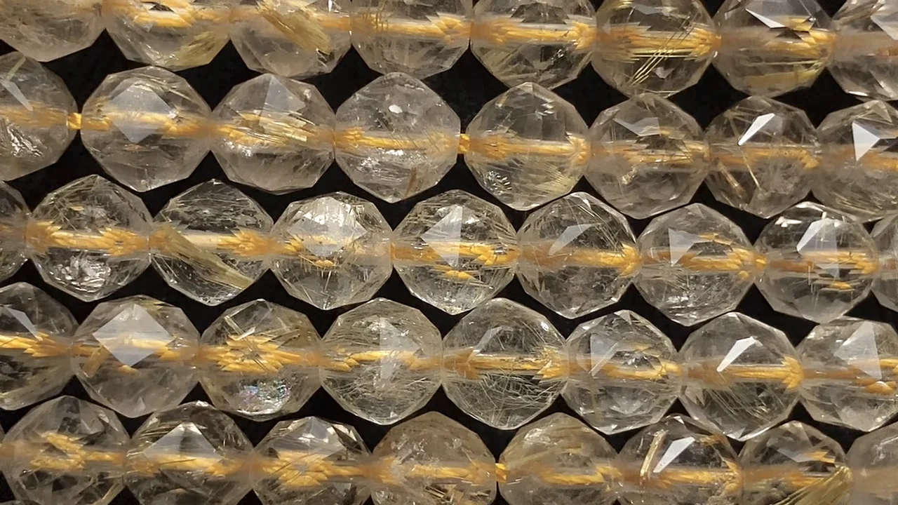 ルチルクォーツ 【和名・針水晶｜産地・ブラジル】 スターラウンド