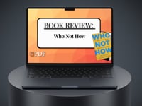 Who not How Book Review