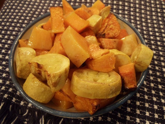 Roasted Squash and Sweet Potatoes Screenshot