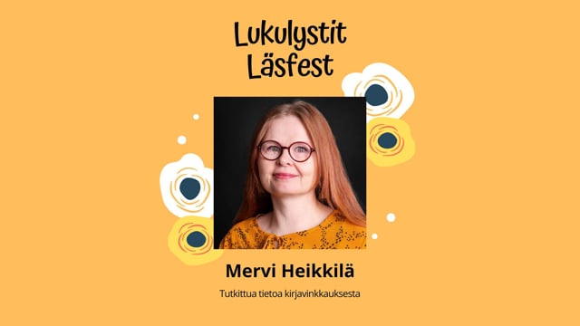 Mervi Heikkilä: Tutkittua tietoa kirjavinkkauksesta
