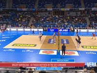 Volley Superlega - La Yuasa battuta in tre set a Milano