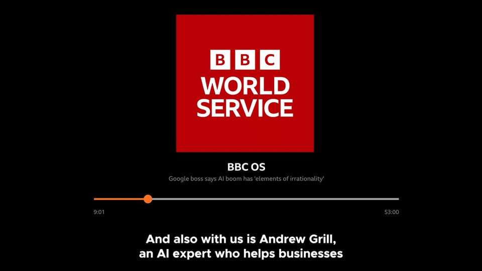 Andrew Grill on BBC World Service