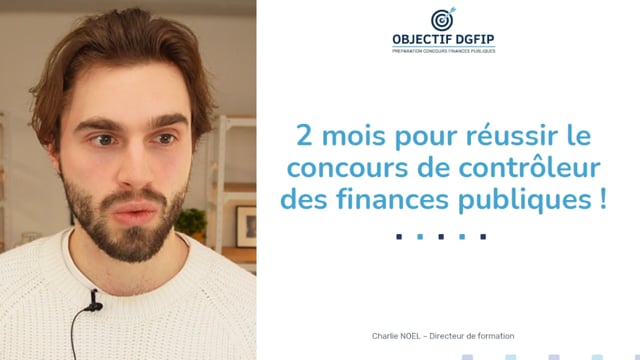 2 mois pour réussir le concours de contrôleur des finances publiques !