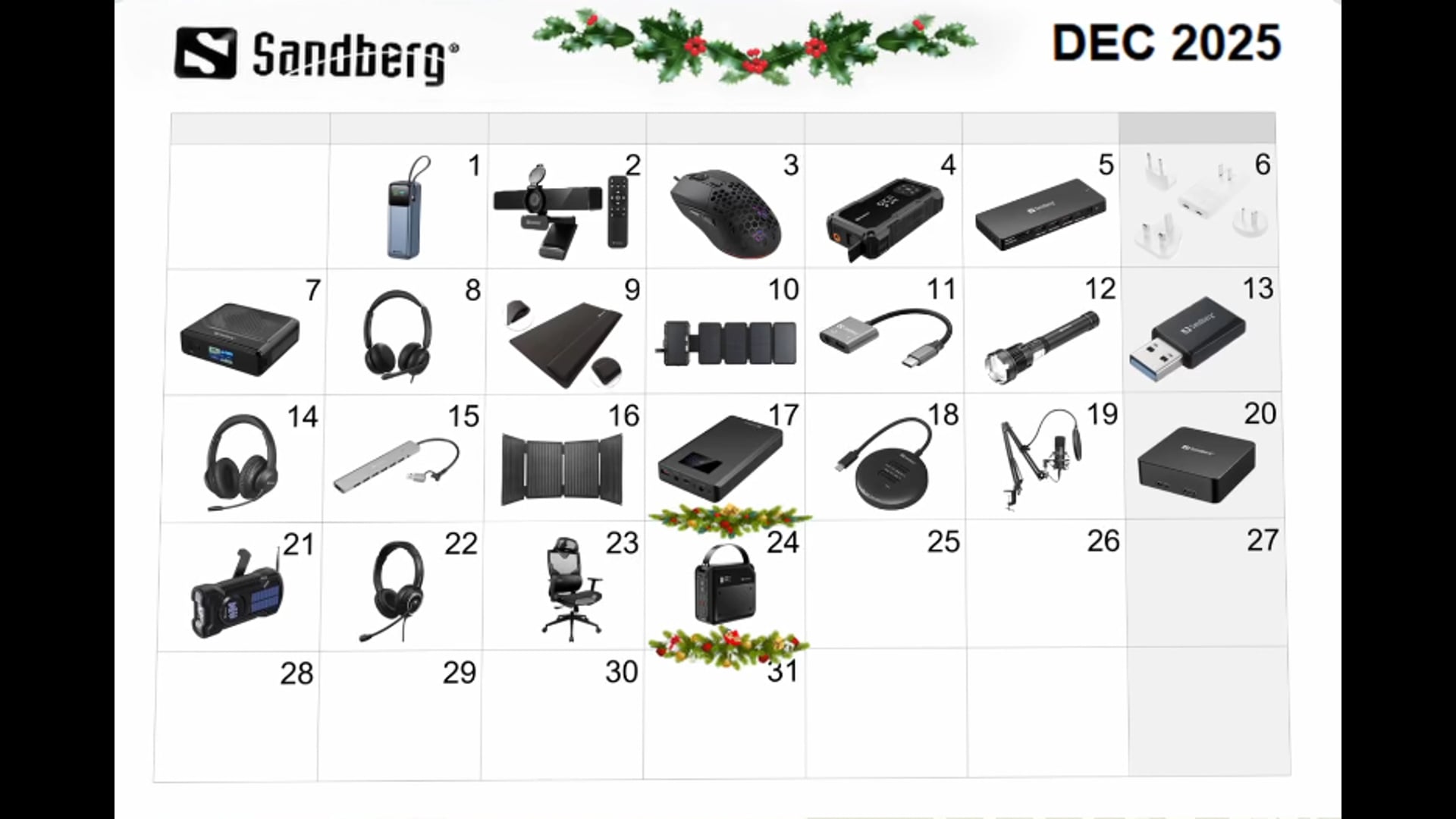 Sandberg Advent Calendar 2025