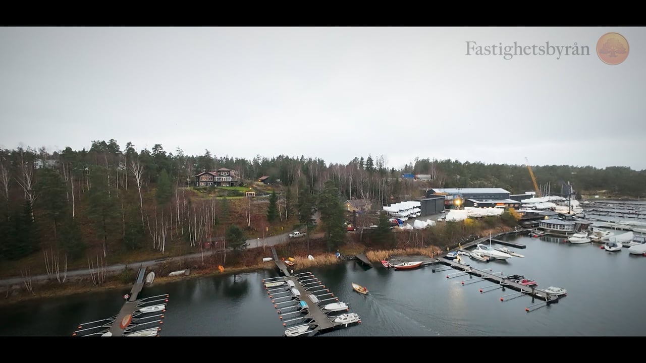 7 rum Villa på Varvsvägen 26 Ingarö Fågelvik Värmdö kommun - video