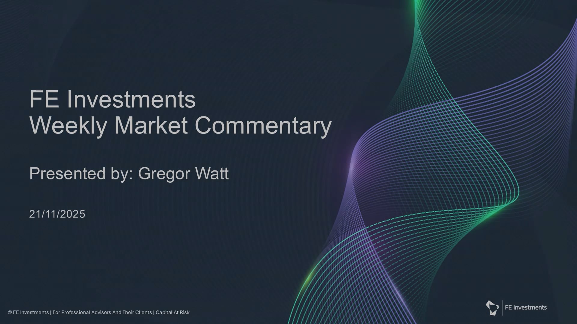 FE Investments Weekly Market Commentary - 21 November 2025