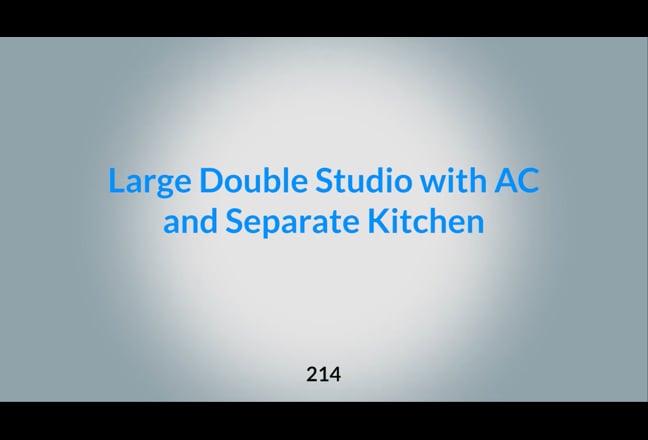 Large Double Studio with Separate Kitchen Main Photo