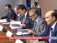 Ancona - Intesa sulla cybersicurezza, firma in Regione
