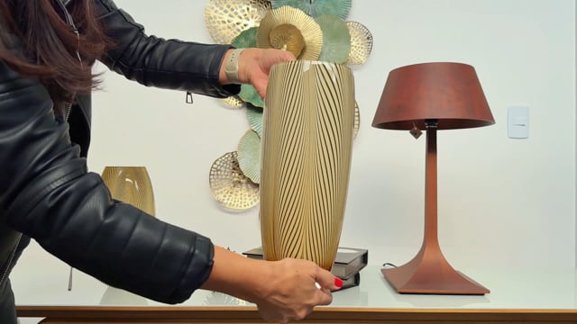 Par de Vasos 54 e 55 MS Fenício Âmbar Leitoso