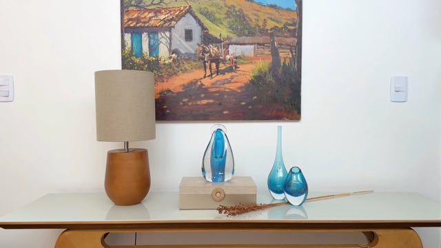 Nossa Senhora Água-marinha com Ouro