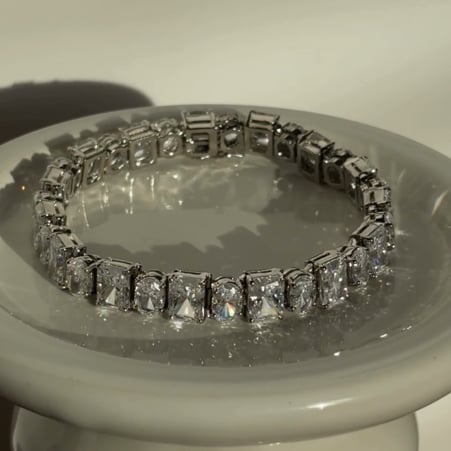 Radiant Cut & Oval Alternating Bracelet (38.5 TCW)