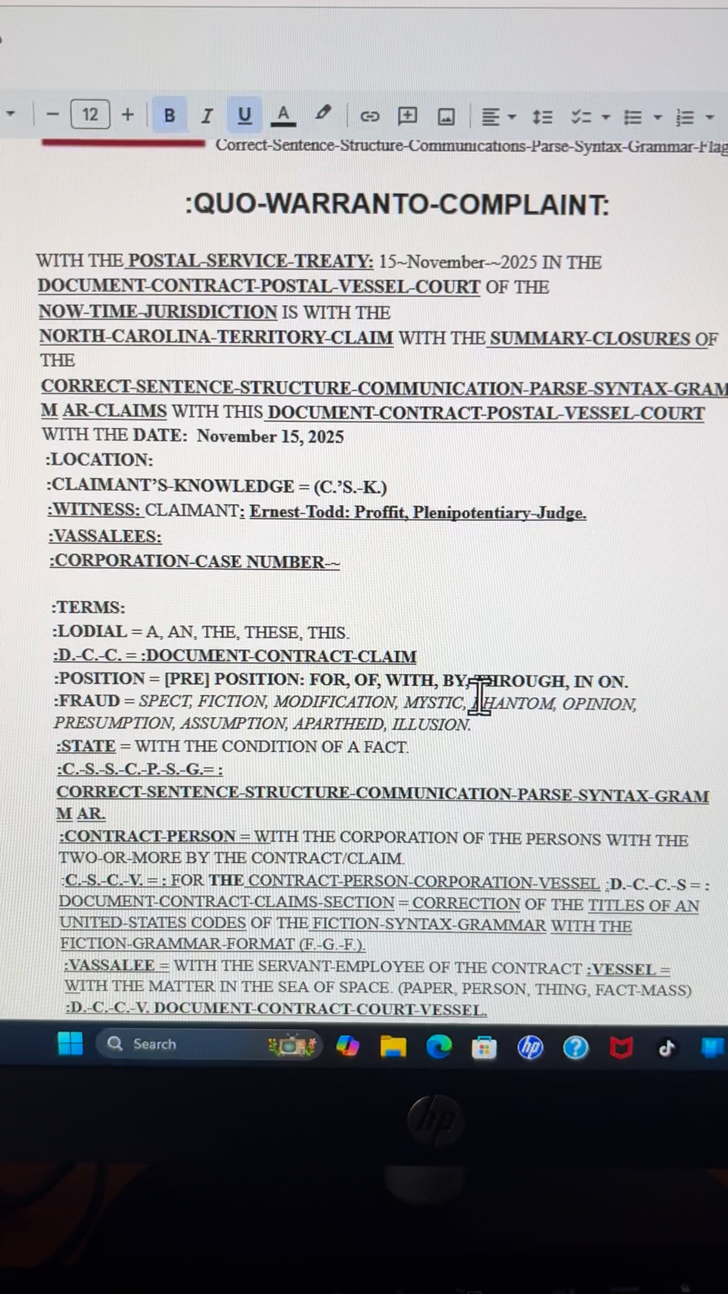 3. Quo Warranto Complaint | Videos & Movies on Vimeo