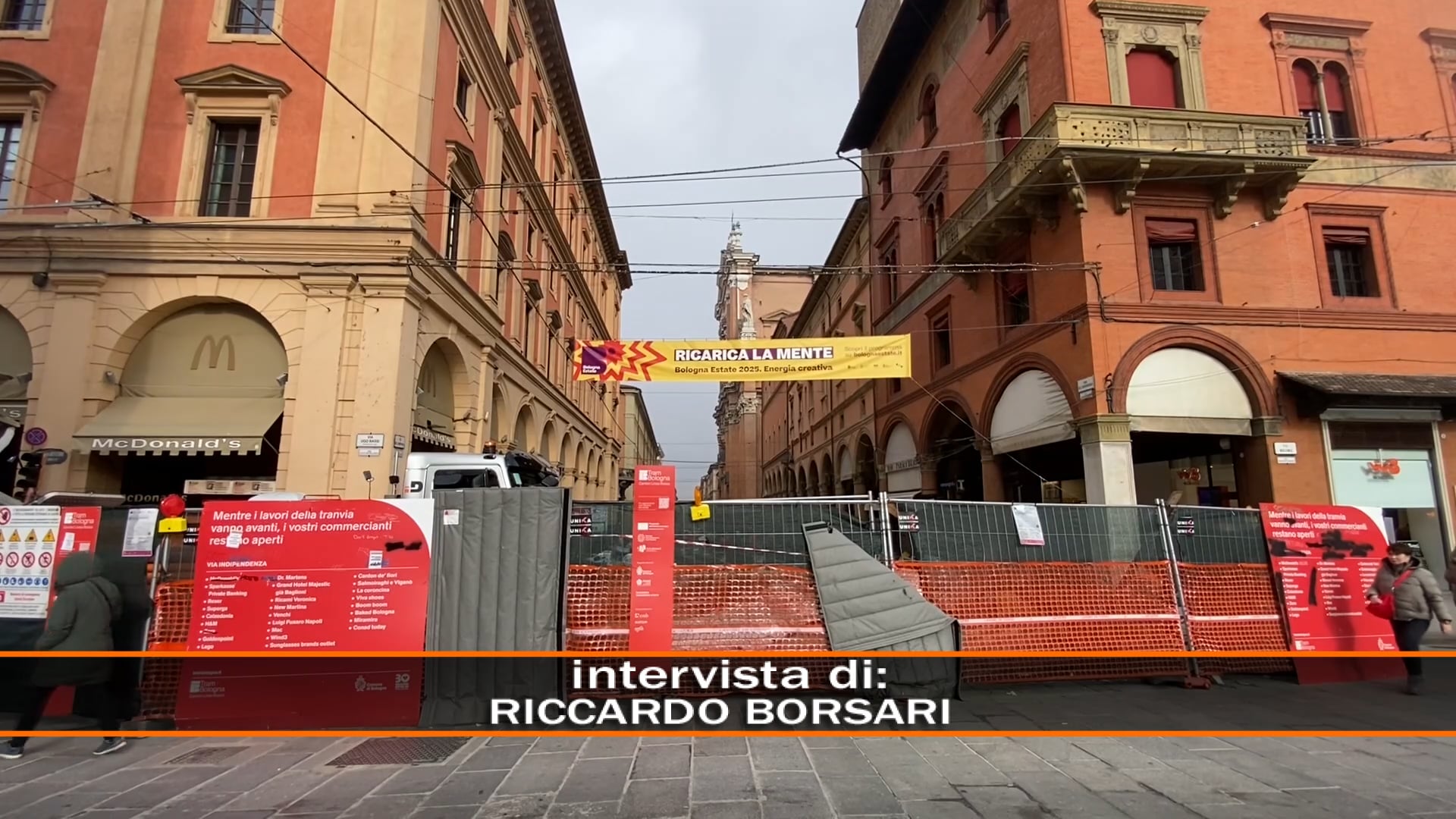 Dal 21 dicembre un tratto di via Indipendenza sarà pedonalizzato