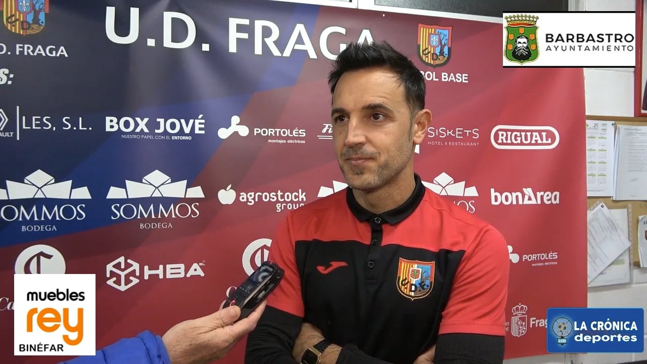DAVID JIMÉNEZ (Entrenador Fraga) UD Fraga 0-0 CD Mallen / Jor. 11 / Preferente Gr. 1