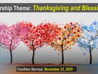 Worship for November 23, 2025