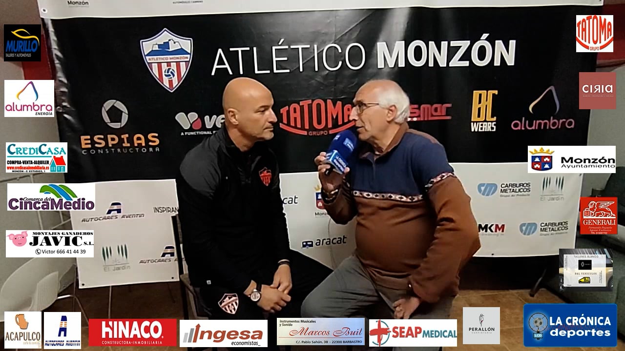ISMAEL MARIANI (Entrenador Monzón) At Monzón Alumbra 3-0 CD Zuera / J 12 / 3ª RFEF