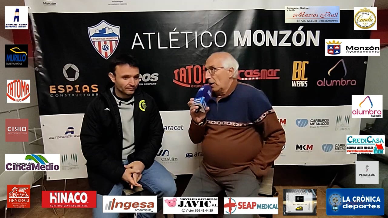 IBÓN  LOSTAL (Entrenador Zuera) At Monzón  Alumbra 3-0 CD Zuera / J 12 / 3ª RFEF