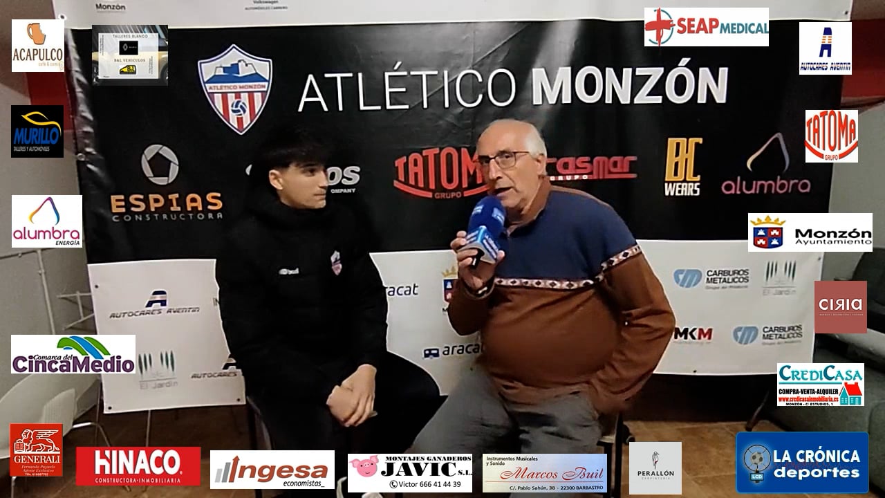 DAVID  MARTOS (Jugador Monzón) At Monzón Alumbra3-0 CD Zuera / J 12 / 3ª RFEF