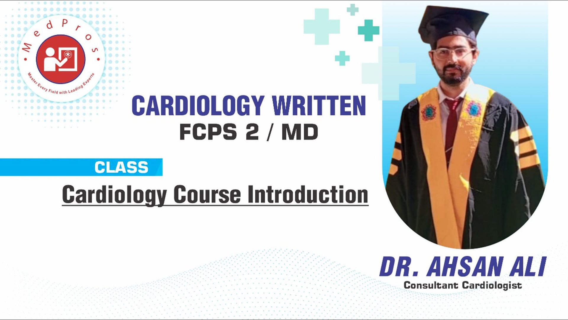 Lecture-1 || Dr Ahsan Ali